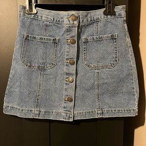 Denim miniskirt